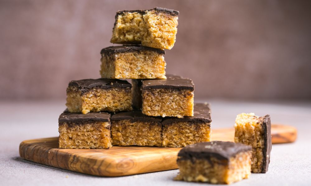 stack of protein bars
